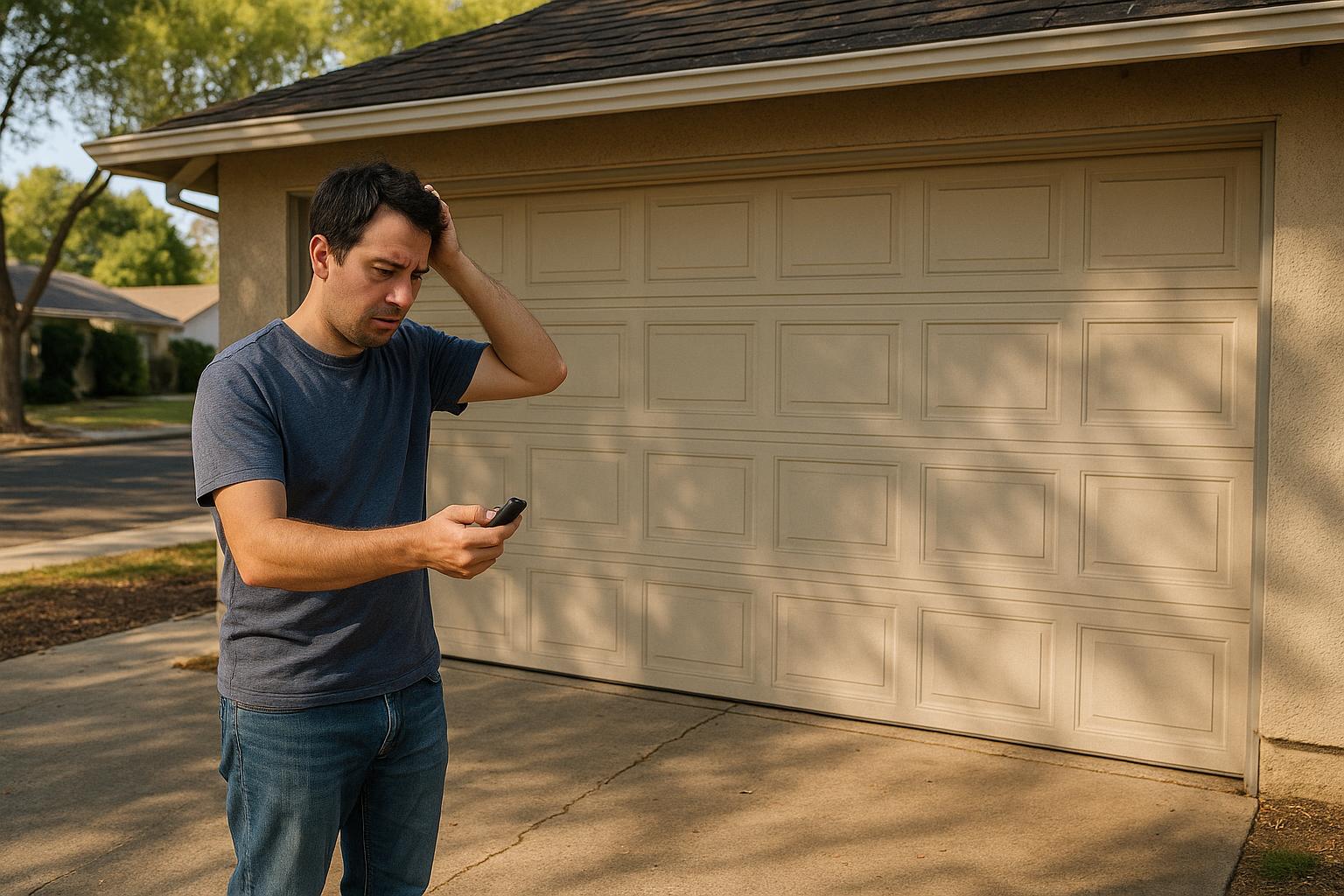 What to Do When Your Garage Door Won't Open or Close